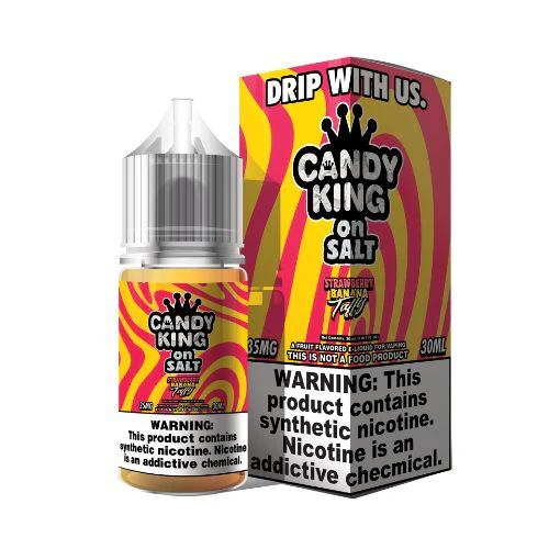 Candy King On Salt - Straw-Nana Taffy - 30ml