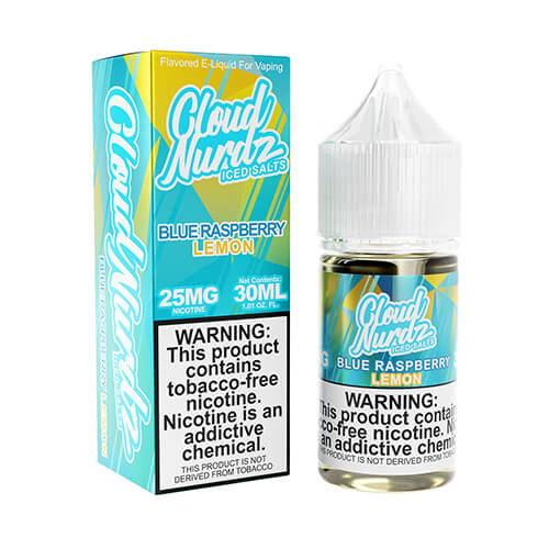 Cloud Nurdz TFN Salt - Blue Raspberry Lemon Iced - 30mL