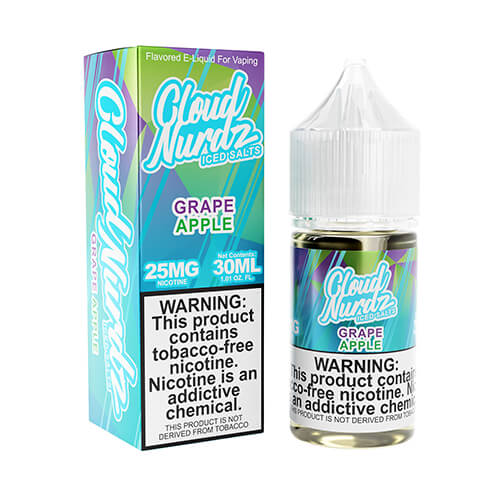 Cloud Nurdz TFN Salt - Grape Apple Iced - 30mL