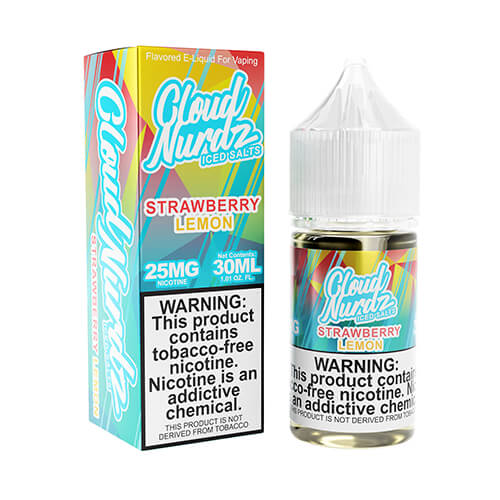 Cloud Nurdz TFN Salt - Strawberry Lemon Iced - 30mL