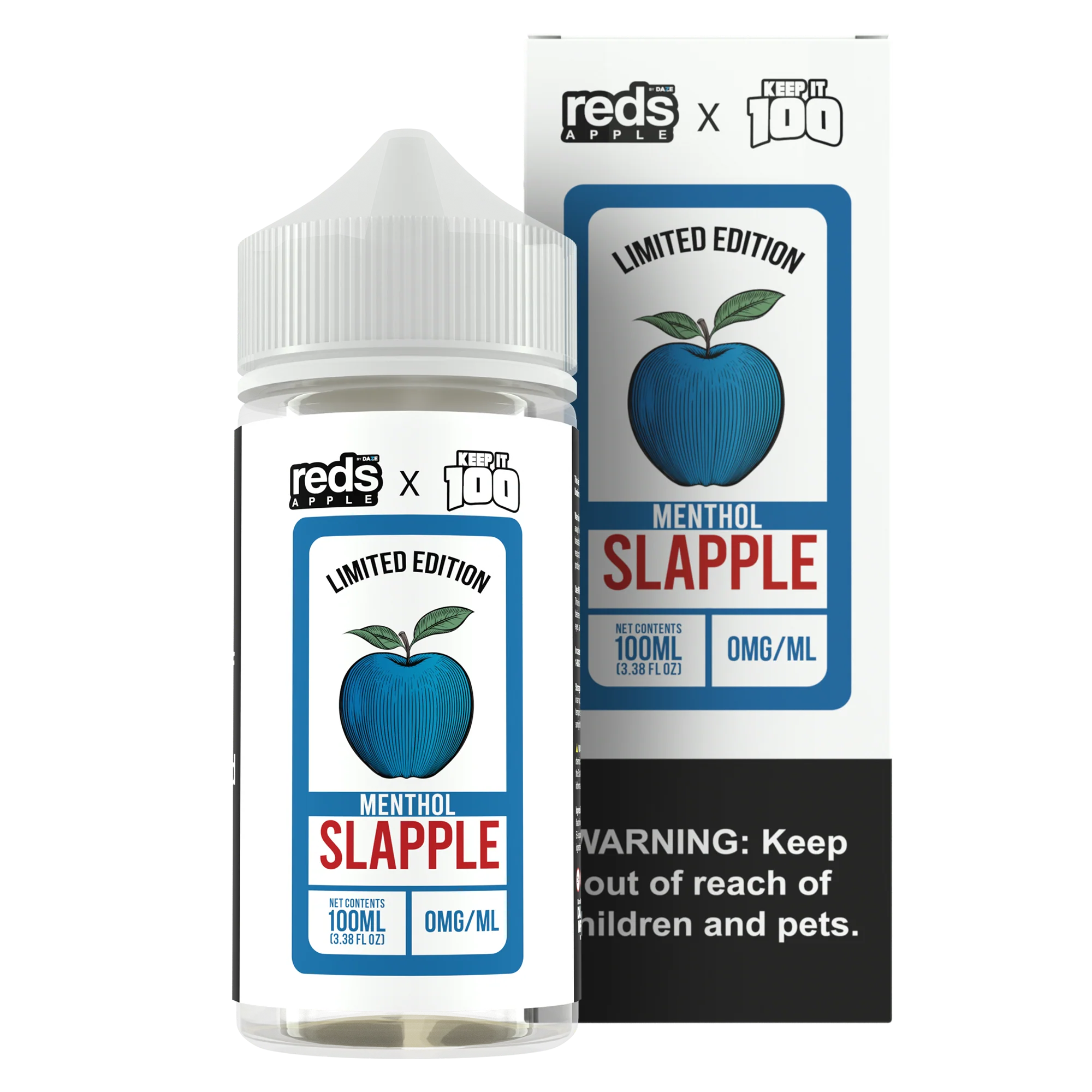 Keep it 100 x Red's Apple eLiquid - Slapple - Image 3