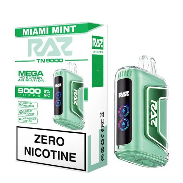RAZ TN9000 Zero Nicotine Disposable - 1 Pack - Image 2