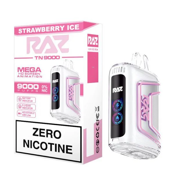 RAZ TN9000 Zero Nicotine Disposable - 1 Pack - Image 4