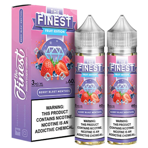 The Finest E-Liquid Synthetic - Berry Blast Menthol - Twin Pack