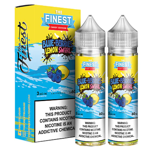 The Finest E-Liquid Synthetic - Blue-Berries Lemon Swirl - Twin Pack