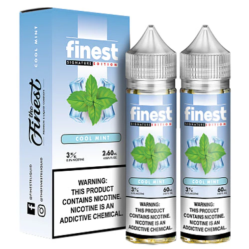 The Finest E-Liquid Synthetic - Cool Mint - Twin Pack