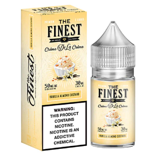 The Finest E-Liquid Synthetic SALTS - Vanilla Almond Custard - 30ml