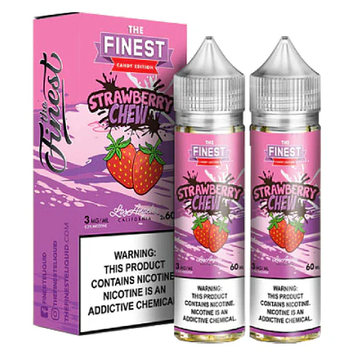 The Finest E-Liquid Synthetic - Strawberry Chew - Twin Pack