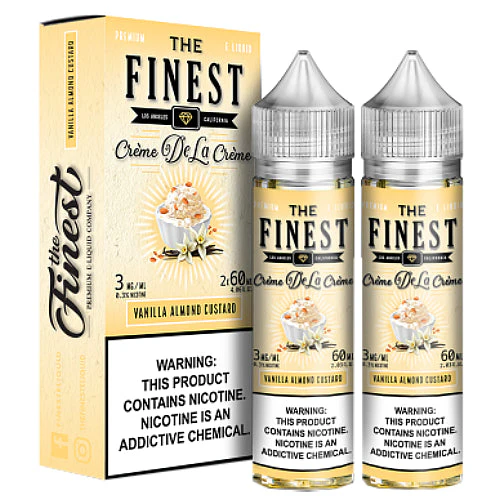 The Finest E-Liquid Synthetic - Vanilla Almond Custard - Twin Pack