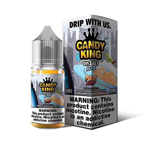 Candy King SALT - Peachy Rings Iced - 30ml
