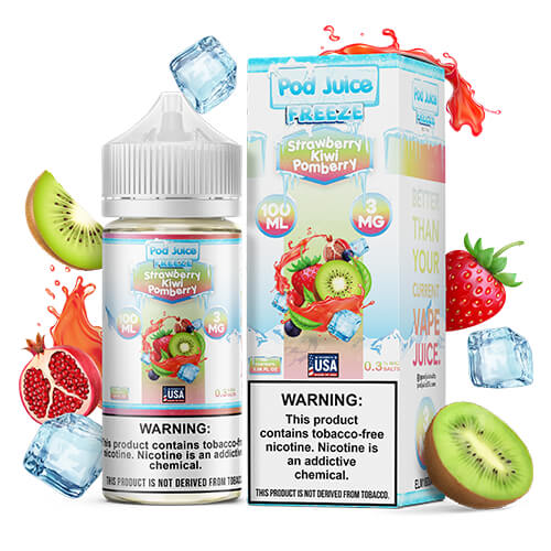 Pod Juice - Freeze Strawberry Kiwi Pomberry - 100mL