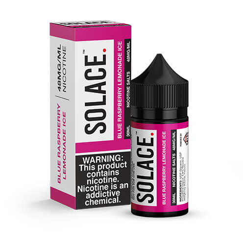 Solace Salts - Blue Raspberry Lemonade Ice - 30mL
